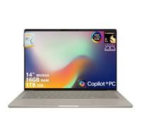 ASUS Zenbook A14 Copilot+ AI PC portable | WUXGA OLED 14" (100 % DCI-P3) | Qualcomm Snapdragon X Plus (jusqu'à 45 Tops) | 16 Go de RAM 1 To SSD | Pour Creator Business Professional Win11 Pro avec