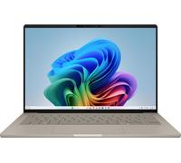 Asus Zenbook A14 UX3407QA-QD202W | Zabriskie Beige | 14 " | OLED | WUXGA | 1920 x 1200 pixels | Brillant | Snapdragon X | X1 26 100 | 16 Go | LPDDR5X | Capacité du disque dur 512 Go | Qualcomm Adreno