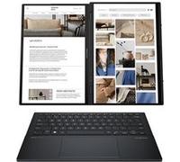 ASUS Zenbook Duo OLED UX8406MA-QL357X - Conception de charnière à 180 degrés - Intel Core Ultra 7 - 155H / jusqu'à 4.8 GHz - Evo - Win 11 Pro - Intel Arc Graphics - 32 Go RAM - 1 To SSD NVMe - 14" OLE