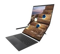 ASUS Zenbook Duo Ordinateur Portable (2026), Double Écran Tactile 14" OLED 3K 144Hz, Processeur Intel Core Ultra 9 386H, Intel Graphics, 32Go RAM, 1To SSD, Étui et Stylet Inclus, WiFi 7, Windows 11
