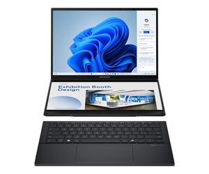 ASUS Zenbook Duo UX8406CA-PZ068X Intel Core Ultra 9 285H Hybride (2-en-1) 35,6 cm (14 ) Écran tactile 3K 32 Go LPDDR5x-SDRAM 2 To SSD Wi-Fi 7 (802.11be) Windows 11 Pro Allemand Gris