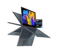 Asus ZenBook Flip 13 Ultra Slim Convertible Ordinateur portable, OLED FHD Touch Display 13,3", Intel EVO Platform - Core i7-1165G7 Processor, Iris Xe, 16 Go RAM, 512 Go SSD, Windows 10 Pro, Pine Grey