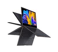 ASUS ZenBook Flip S Ultra Slim Laptop, 13.3” 4K UHD OLED Touch Display, Intel Evo Platform - Core i7-1165G7 CPU, 16GB RAM, 1TB SSD, Thunderbolt 4, TPM, Windows 10 Pro, Jade Black, UX371EA-XH77T