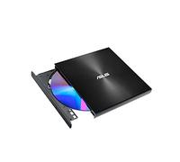 ASUS ZenDrive U8M (SDRW-08U8M-U) - Lecteur & Graveur DVD externe ultraslim (interface USB C, compatible avec Windows et Mac OS, Prise en charge de M-Disc, logiciel de sauvegarde inclus) Noir