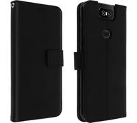 Asus ZenFone 6 Étui à clapet avec porte-cartes et fonction support - Noir