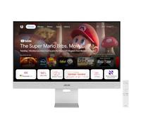 ASUS ZenScreen 31.5” 4K USB-C Smart Monitor (MS32UC) - UHD (3840 x 2160) IPS, 98% DCI-P3, GoogleTV, Harman Kardon Speakers, USB-C (90W PD), Wireless Display, Netflix and Youtube, 3 YR Warranty