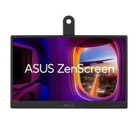 ASUS ZenScreen MB166CR Moniteur USB Portable 16" (15,6" visualisable), Full HD, IPS, USB Type-C, sans Scintillement, Filtre de lumière Bleue, Surface Anti-Reflets, béquille à 360°