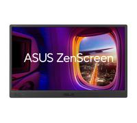 ASUS Moniteur USB Portable ZenScreen MB169CK - 16 Pouces (15,6 Pouces d'affichage), Full HD, IPS, Double USB Type-C, sans Scintillement, Filtre de lumière Bleue, Surface antireflet, béquille à 360°