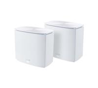 ASUS ZenWiFi AX Hybrid (XC5) AX3000 + MoCA 2.5 Mesh WiFi 6 System (Lot de 2) - Couverture complète jusqu'à 3 500 m² et Plus de 4 pièces pour Murs épais, AiMesh, sécurité à Vie, Installation Facile