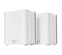ASUS ZenWiFi BD4 - Pack de 2 - Système WiFi 7 Mesh, Double-Bande, 3600 Mbps, 470m2, Double Ports 2,5G, sécurité et contrôles parentaux Inclus, Smart Home Master SSIDs