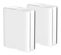 ASUS ZenWiFi BQ16 - Pack de 2 - Système WiFi 7 Mesh, Quadri-Bande, 25 Gbps, 700m2, Double Ports 10G, sécurité et contrôles parentaux Inclus, Smart Home Master SSIDs, 4G & 5G Mobile Tethering