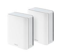 ASUS ZenWiFi BT6 Tri-Band WiFi 7 Mesh, 9,4 Gbit/s, 5 800 pi² (2 PK), Port WAN 2,5 G, sécurité et contrôle Parental Inclus, SSID Smart Home Master, Tethering Mobile 4G et 5G - BT6 (W-2-PK)