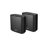 ASUS ZenWiFi AX (XT8) noir x2 2 Routeurs sans fil WiFi 6 AX Tri Band 6600 Mbps (AX574 + AX1201 + AX4804) MU-MIMO avec 3 ports LAN 10/100/1000 Mbps + 1 port WAN 2.5 Gbps