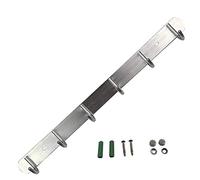 Asushine Porte-manteau rond en acier inoxydable pour peignoirs, chapeaux, manteaux, manteaux, tabliers de cuisine, poêles, poêles, serviettes de salle de bain (6 crochets)