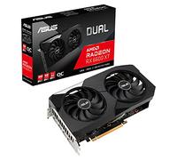 ASUSTEK - VIDEO CARDS DUAL-RX6600XT-O8G OC Edition GDDR6 HDMI 2.1 DisplayPort 1, 90YV0GN1-M0NA00 8 Go Noir