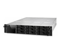 ASUSTOR AS-609RD - Serveur NAS - 9 Baies - rack-montable - SATA 6Gb/s - RAID 0, 1, 5, 6, 10, JBOD - RAM 1 Go - Gigabit Ethernet - iSCSI support - 2U - avec kit de rail Noir G