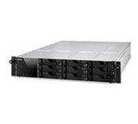 ASUSTOR AS-609RD - Serveur NAS - 9 Baies - rack-montable - SATA 6Gb/s - RAID 0, 1, 5, 6, 10, JBOD - RAM 1 Go - Gigabit Ethernet - iSCSI support - 2U - avec kit de rail Noir G