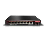 Asustor ASW209X Switch'nstor 9 Gen 2, 9 Ports Switch Ethernet Non-Manageable Unmanaged, 1 Port 10 GbE, 8 Ports 2,5 GbE, Plug and Play, Montage Mural