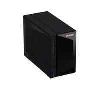 Asustor Drivestor 2 Pro Gen2 AS3302T v2 Boîtier de Stockage réseau NAS à 2 Baies, 1,7 GHz Quad-Core, Port 2,5 GbE, 2 Go de RAM DDR4, Stockage réseau connecté pour Stockage Cloud (diskless)