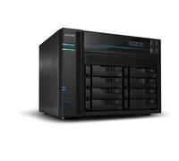Asustor Lockerstor 10 AS6510T NAS Tower Intel Atom C3538 8 Go DDR4 0 To ADM Noir