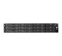 asustor lockerstor 12rd (as6512rd) + kit rail - nas rack 2u 12 baies - intel atom c3538 2,1 ghz - 8 go ddr4 - 2×1 gbe + 2×2,5 gb