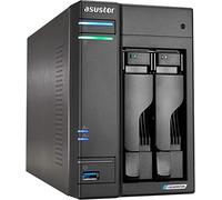 Asustor Lockerstor 2 Gen 2 AS6702T | 2 Baies NAS, processeur Quad Core 2,0 GHz, 4 emplacements SSD M.2 PCIe 3.0, 2 Ports 2,5 GbE, 4 Go de RAM DDR4, Stockage réseau (sans Disque)