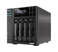 Asustor Lockerstor 4 Gen2+ AS6704T v2, Serveur NAS 4 Baies, Quad-Core 2.0GHz CPU, 2 5GbE Ports, 4GB RAM DDR4, 4 M.2 SSD Slots, Stockage en réseau (sans disques)