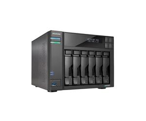 Asustor LOCKERSTOR 6 AS6706T NAS Bureau Intel Celeron N5105 8Go DDR4 6 baies HDD/SSD SATA M.2 Ports USB 3.2 Gen 2 et HDMI 2.0b ADM