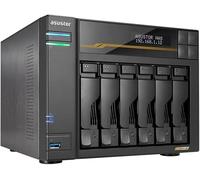Asustor Lockerstor 6 Gen3 AS6806T, NAS à 6 Baies, CPU AMD Ryzen Quad-Core 2,3GHz, 2 x 5GbE, 2 x 10GbE, 4 emplacements M.2 NVMe SSD, 16 Go de RAM ECC DDR5, Serveur de Stockage en réseau (sans Disque)
