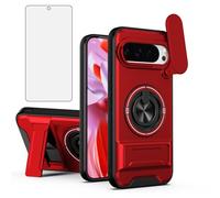 Asuwish Coque de téléphone pour Google Pixel 9 Pro XL/10 Pro XL Slide avec protecteur d'écran et anneau magnétique de support hybride résistant aux chocs Mobile Cell Pixel9 9Pro Nine Pixel10 10Pro LX