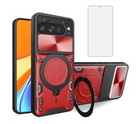 Asuwish Coque de téléphone pour Google Pixel 9 Pro XL/10 Pro XL Slide - Coque magnétique avec protecteur d'écran et anneau de support rigide antichoc - Cellule hybride Pixel9 9Pro Nine Pixel10 10Pro