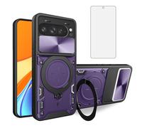 Asuwish Coque de téléphone pour Google Pixel 9 Pro XL/10 Pro XL Slide - Coque magnétique avec protecteur d'écran et anneau de support rigide antichoc - Cellule hybride Pixel9 9Pro Nine Pixel10 10Pro