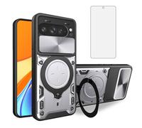 Asuwish Coque de téléphone pour Google Pixel 9 Pro XL/10 Pro XL Slide - Coque magnétique avec protecteur d'écran et anneau de support rigide antichoc - Cellule hybride Pixel9 9Pro Nine Pixel10 10Pro
