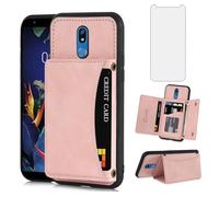 Asuwish Coque de téléphone pour LG K40/K12 Plus/X4 2019/Solo LTE/Xpression Plus 2/Harmony 3 Housse portefeuille avec protecteur d'écran en verre trempé et porte-cartes Support Cell LGK40 K 40 40K