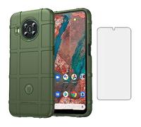 Asuwish Coque de téléphone pour Nokia X10/X20 avec protection d'écran en verre trempé et film mobile fin et rigide robuste en caoutchouc TPU Accessoires de protection NokiaX10 10X NokiaX20 5G Femmes