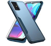 Asuwish Coque de téléphone pour Samsung Galaxy A51 5GA 51 5G UW Verizon avec coque de protection d'écran en verre trempé et coque fine et intégrale de protection Glaxay 51A G5 Gaxaly S51 pour homme
