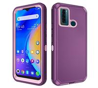 Asuwish Coque de téléphone pour TCL 20XE 5087Z - Coque hybride robuste antichoc rigide protection intégrale contre les chutes - Accessoires mobiles TLC 20 XE TCL20XECase EX pour femmes et hommes - Violet