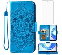 Asuwish Étui de téléphone pour Honor 90 Smart/X7b (4G&5G)/Honor Play 50 Plus/Play 8T 5G avec protecteur d'écran et porte-cartes à rabat Cell CLK-NX1 CLK-NX3 CLK-LX1 CLK-LX2 CLK-LX3 pour homme et femme