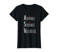 ASV Assistante Vétérinaire Admirable Souriante Valeureuse T-Shirt