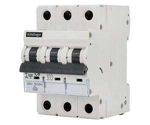 asvendo Électrique/Schelinger/Disjoncteur/Disjoncteur LS/Disjoncteur automatique/Fusible / 1 pôle / 3 pôles/B ou C / 2 A - 63 A/Certifié VDE (3 pôles/B/50 A)