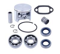 ASVGTRZ Kit de Piston et roulement de Vilebrequin de 52 mm for Cylindre de tronçonneuse à Grand alésage 670 630 625, pièces de Rechange for Cage à Aiguilles et Joint d'huile