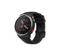 ASVIL GS Smartwatch GPS Batterie 460 mAh AOD Écran HD AMOLED de 1,4" Étanche 5 ATM 2023 A Gris foncé