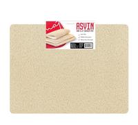 Asvin - Grand tapis de bain et douche antidérapant pour douche intérieure et zones humides (60x80 cm Beige) - Séchage rapide