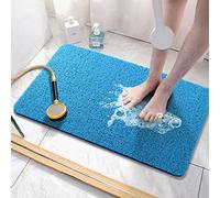 Asvin - Tapis de Bain Doux texturé - 61 x 40,6 cm - sans phtalate - Antidérapant, Confortable, avec Drainage - Tapis de Bain en PVC pour Les Zones humides, séchage Rapide