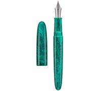 Asvine C80 Stylo plume #8 à pointe fine avec étui convertisseur Vert pailleté