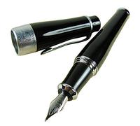 Asvine Duke 2009 Charlie Chaplin Stylo plume commémoratif noir, pointe moyenne, stylos de calligraphie, stylo cadeau d'affaires, stylos signature et collection