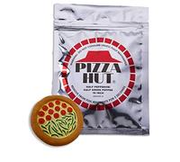 ASVP Shop Accessoires de film Retour vers le futur - Pizza Hut - Sac d'emballage argenté - Marchandises souvenirs