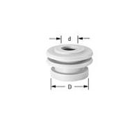 ASW Connecteur d'urinoir Stedo 110105 Ø 33-35 mm, tube 19 mm, gris, pour montage encastré, en vrac
