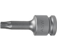ASW Douille à chocs taille T60 1/2 pouce 4 pans longueur totale 55mm forme G12,5 vis TX - 724 072408