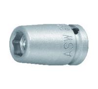 ASW Douille p. visseuse à choc 700 M 1/4 po. ouv. 7 mm 6- pans L. 23 mm avec aimant ASW Quantité:1